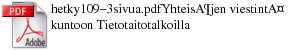 hetky109-3sivua.pdf<br>Yhteisjen viestint kuntoon Tietotaitotalkoilla<br>