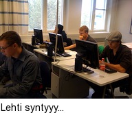 Lehti syntyyy...