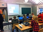 Lehtiryhm� ty�skentelee