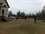 Ja seh�n kesti ennekuin lauma oli koossa
