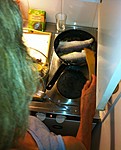 Siikafilettä, salaattia ja leipää. Kesänamia!