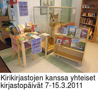 Kirikirjastojen kanssa yhteiset kirjastopivt 7-15.3.2011