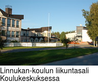 Linnukan-koulun liikuntasali Koulukeskuksessa