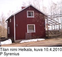 Tilan nimi Helkala, kuva 10.4.2010 P Syrenius