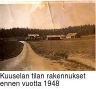 Kuuselan tilan rakennukset ennen vuotta 1948