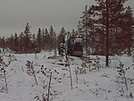 Salonurmen A-P:n hakkuu kaivuri